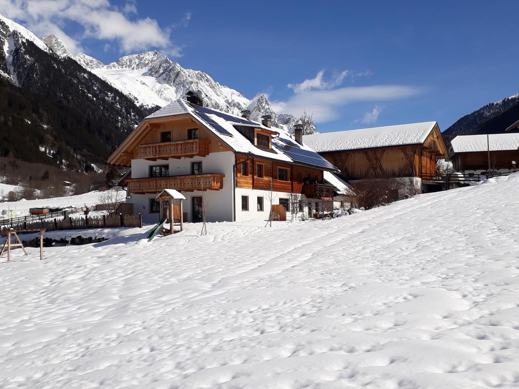 Unterreinischhof Villa Anterselva di Mezzo Bagian luar foto